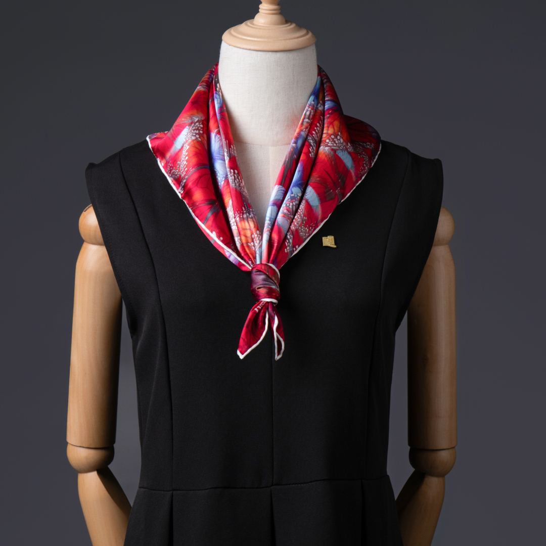 HKBU Silk Scarf Gift Set Eternal Love 90